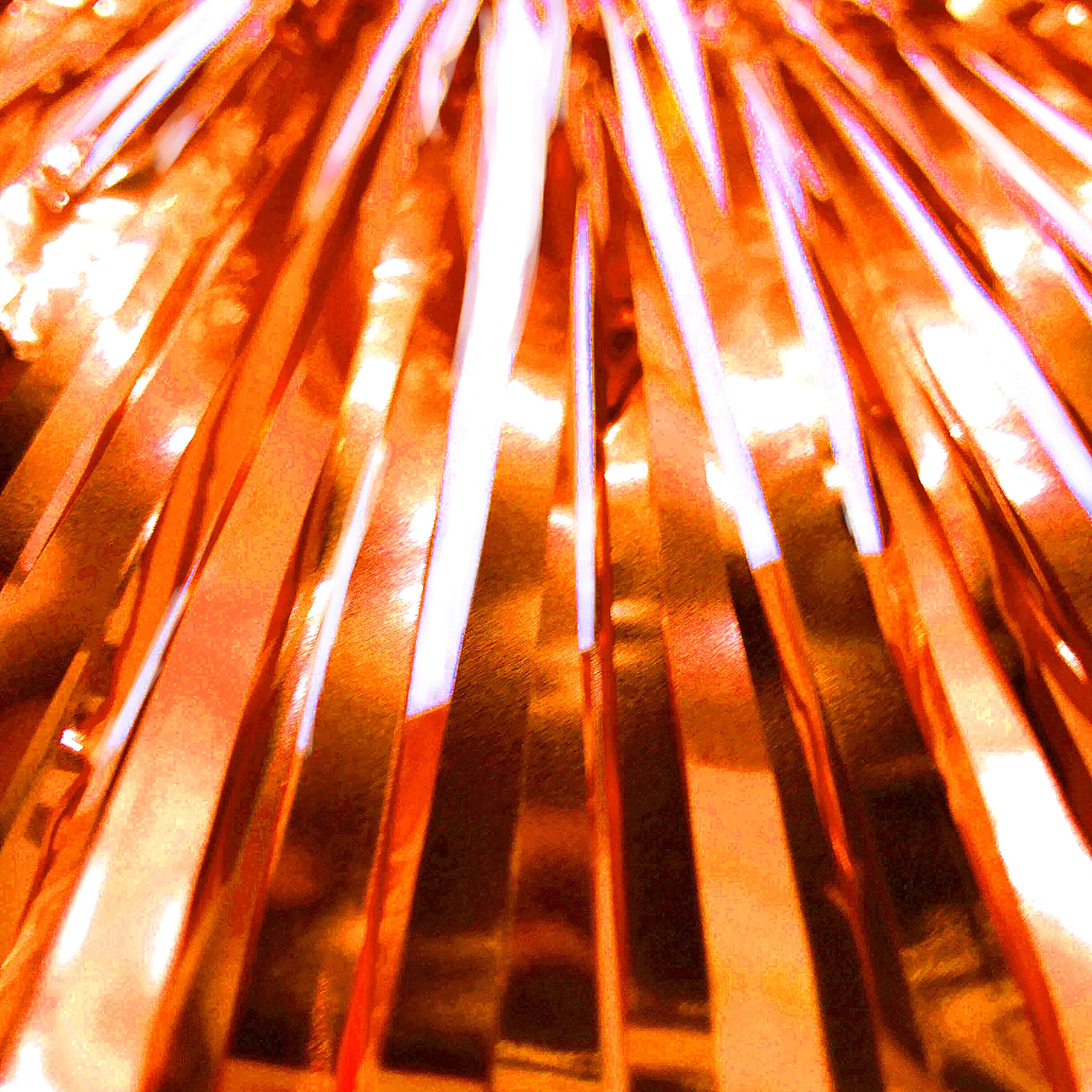 Orange Party Tinsel Foil Fringe Curtains - Fall Thanksgiving Carnival Halloween Construction 1St Birthday Graduation Wedding Par